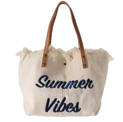 Summer Vibes Beach Tote