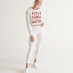 Petty people matter Cropped Hoodie